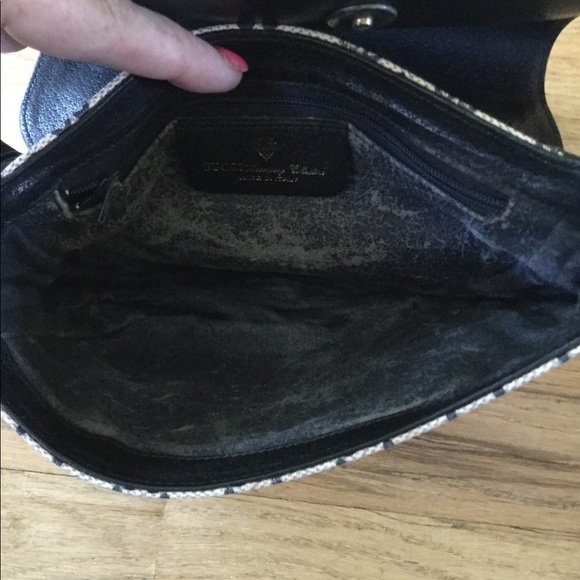 Final Sale! GUCCI VINTAGE MONOGRAM FOLD-OVER HOBO WRISTLET CLUTCH MINI PURSE - Picture 9 of 15